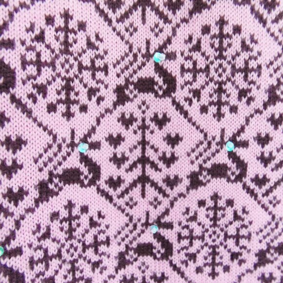 Sequined snowflake turtleneck sweater - Picture 2 of 8